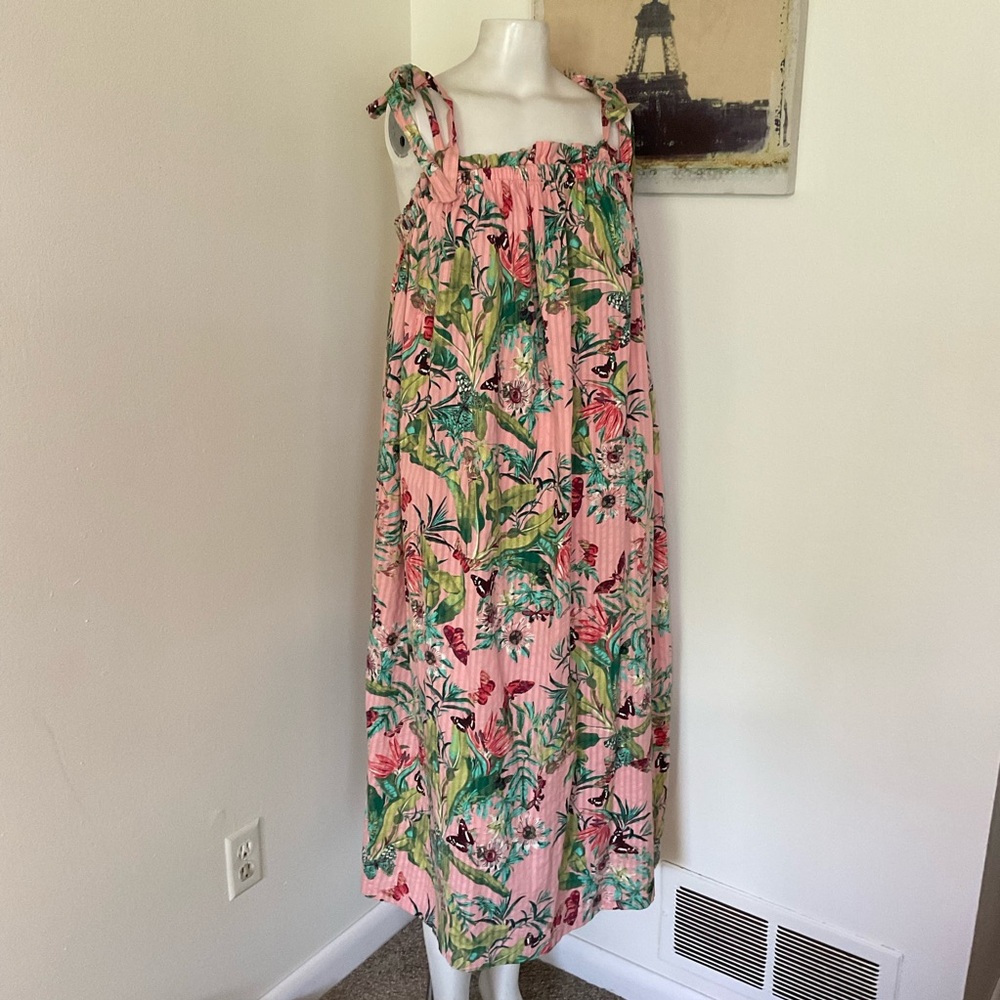 H&M Floral Butterfly Print Dress 12